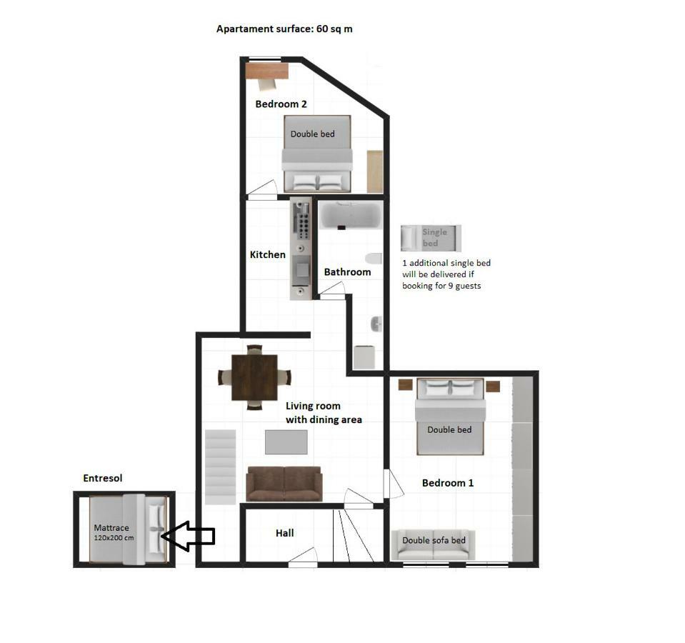 Stylish 2 Bedroom Apartment Morsztynowska Street كراكوفيا المظهر الخارجي الصورة